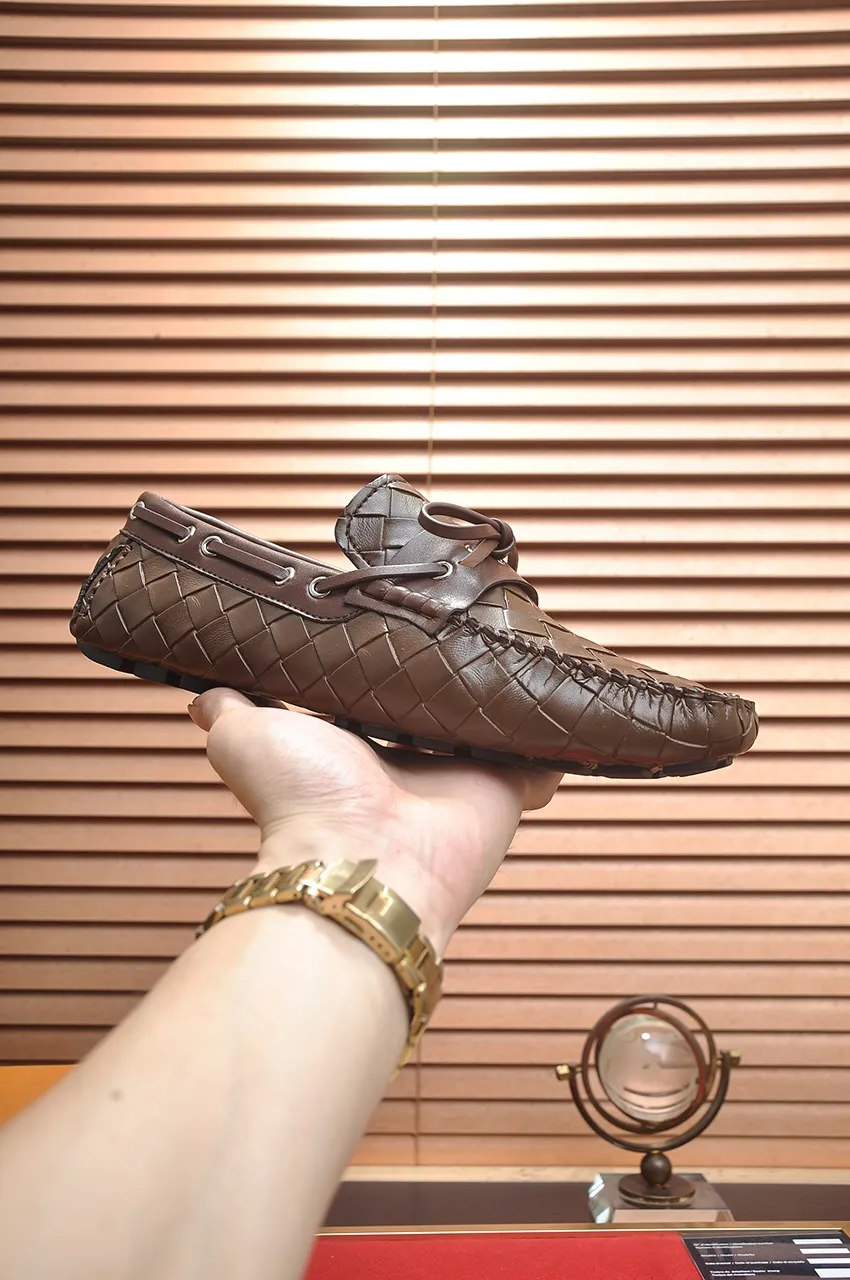 Men's Men's Shoes💰420💶【GUCCI】 (High-end Niuli) New 🍀Gucci*——Gucci Doudou Shoes! Made of imported original cowhide, the inner top layer is comfortable cowhide lining! Original wear-resistant rubber outsole! High quality products! Code number 38-44!